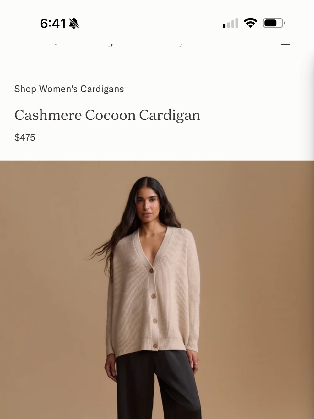 Jenni Kayne Cocoon Cardigan size small